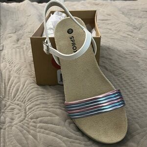 Kid’s Iridescent Sandals